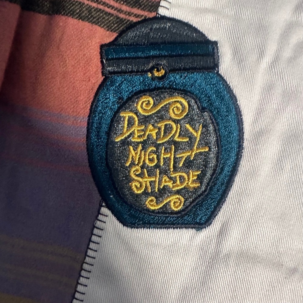 Disney Our Universe Sally Striped Flannel Shirt Nightmare Before Christmas - Picture 9 of 14